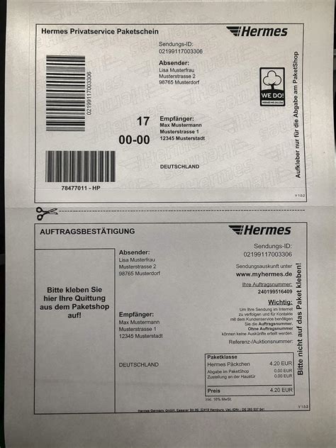 hermes paket online label|hermes paket deutschland.